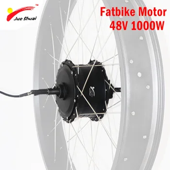 

Electric Bike Kit 48V 1000W Brushless Hub Motor for 4.0 Fatbike Wheel Motor Electric Conversion Kit for 20-29in Rear Hub Motor