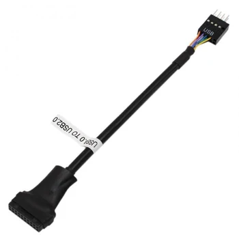 

20Pin USB3.0 Female to 9Pin USB2.0 Male Motherboard Adapter Converter Cable UND Sale