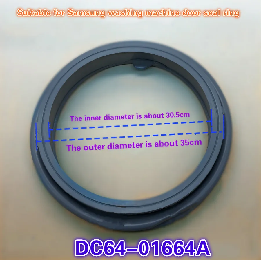 Applicable to Samsung drum washing machine WF8500NHS/NHW/SFW/NFU door seal ring seal apron
