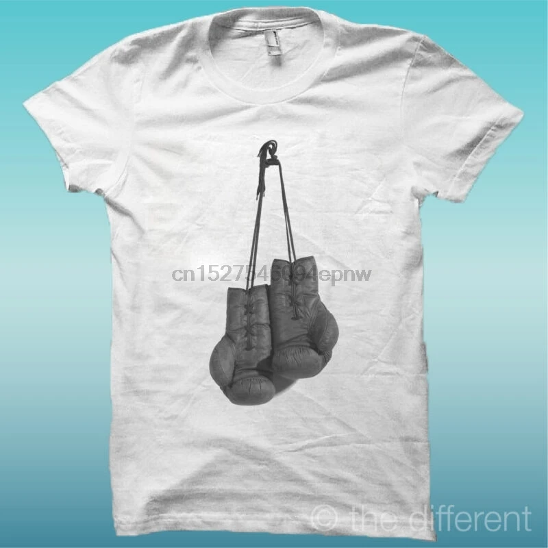 Футболка GANTS DE BOXE BLANC THE HAPPINESS IS HAVE MY t-shirt NEUF |