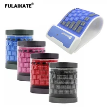 FULAIKATE Silicone Soft Bluetooth Keyboard for IOS Android Cellphone Tablet Wireless Universal Keyboard Waterproof Flexible Keys