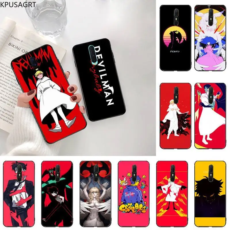 KPUSAGRT аниме devilman crybaby чехол для телефона Oppo A5 A9 2020 Reno2 z Renoace 3pro A73S A71 F11 | Мобильные