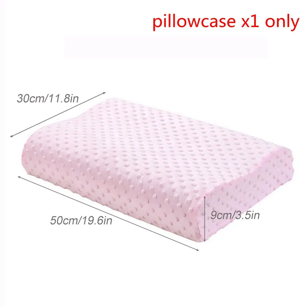pink pillowcasex1 Ортопедическая подушка с эффектом памяти для самолета, шеи, u-образные подушки для поддержки шеи, аксессуары для путешествий, удобные подушки для сна - Цвет: pink pillowcasex1