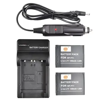 

DSTE 2PCS NP-FT1 Battery Case Protector with Charger Kit for Sony DSC-T3 DSC-T33 DSC-T3/B DSC-T3S DSC-T5 DSC-T5/B