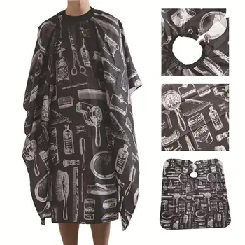 

Black Hairdressing Cape Hair-Cut Salon Barber Cloth Wrap Protect Gown Apron Hairdresser Cape Multifunction Camping Mat