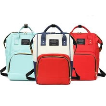 Bolsa de pañales de maternidad de moda, bolso de bebé de gran capacidad, mochila de viaje de diseñador, bolsa de lactancia para el cuidado del bebé, bolsa de mamá