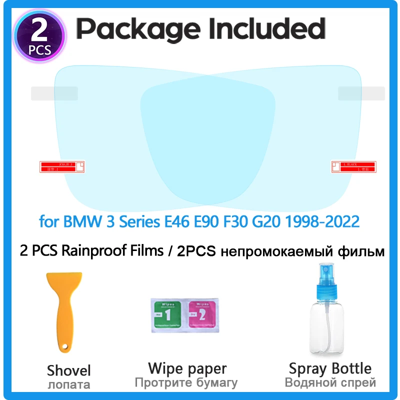 Полноразмерная Защитная пленка для BMW 3 серии 1998 ~ 2020 E46 E90 F30 G20 318i 320i 325i 328i 330i