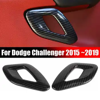 

1 Pair ABS Carbon Fiber Style Inner Door Handle Cover Trim for Dodge Challenger 2015 2016 2017 2018 2019 Interior Mouldings