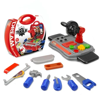 

19Pcs/set Children's Repair Tools Toy Power Workbench Construction Tool Bench Set For Boys And Girls Children Pretending Toys