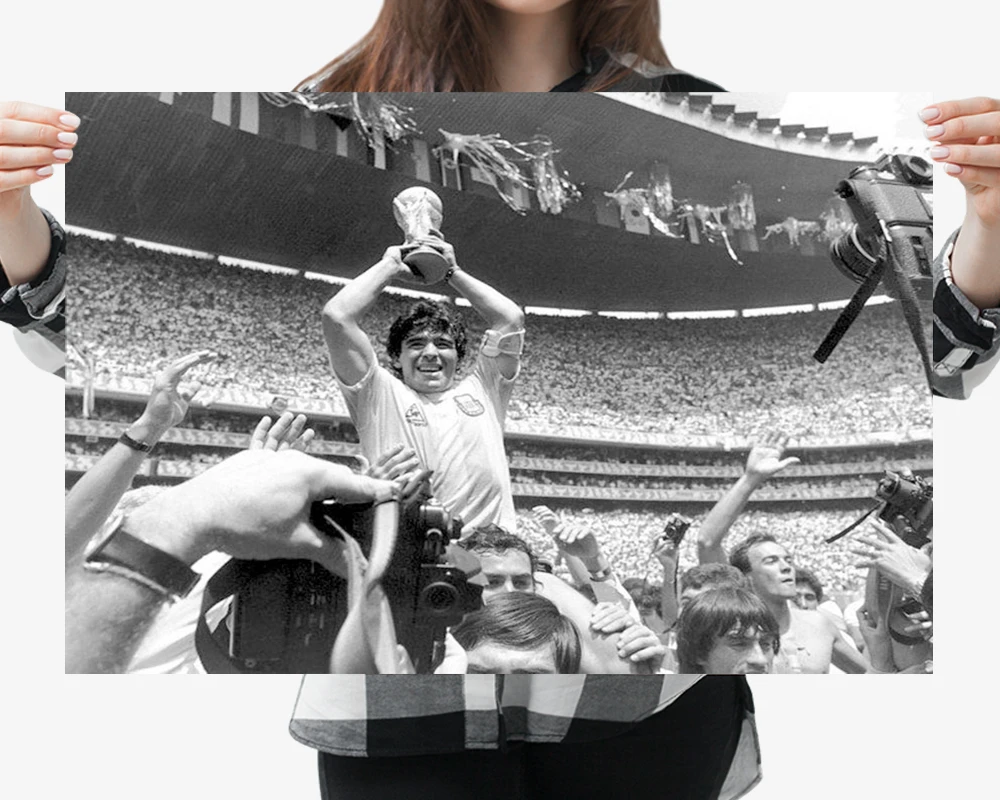 Silk Poster Home Decoration Legend Diego Armando Maradona Football Super Star Great (14) Wall Art Christmas Gift