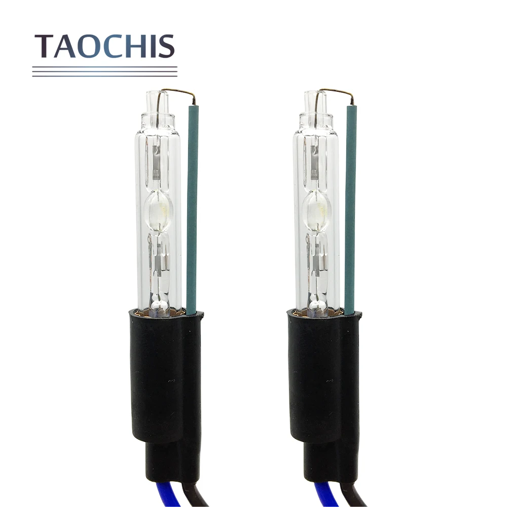 TAOCHIS AC 12 в 35 Вт керамика S21 21 мм Авто Ксеноновые лампы для 3,0 дюймов Koito Q5 линзы проектора bi xenon головной светильник - Испускаемый цвет: Ordinary base 6000K