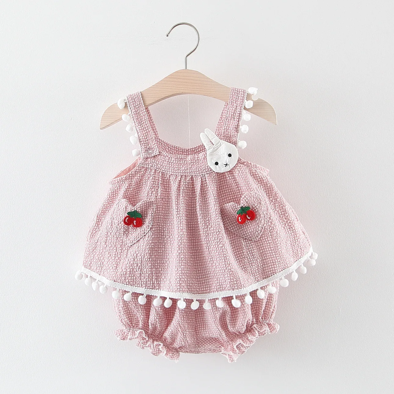 

1-2-3-4-a Year of Age Little Girl Summer Short Sleeve Shorts Set Girls Camisole Two-Piece Set Baby Summer Wear