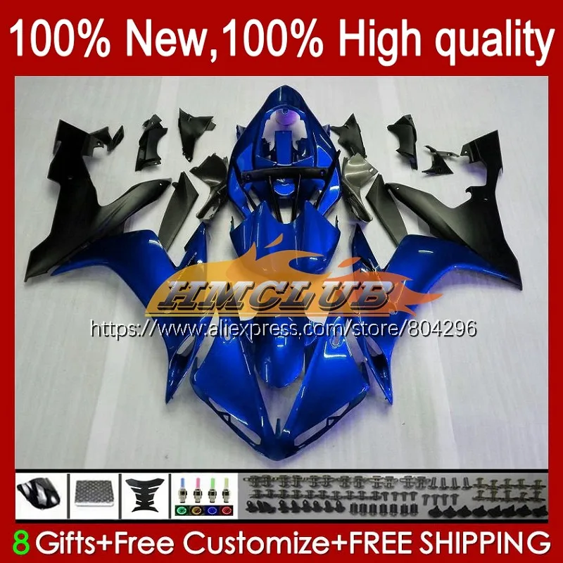 Корпус для YAMAHA YZF R 1 1000 CC 1000CC YZF-1000 YZFR1 61No.14 R1 YZF-R1 04 05 06 YZF1000 синий черный 2004 2005 2006