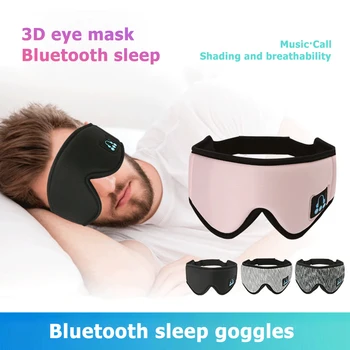 

3D Sleep Eye Mask Headphone New Wireless Bluetooth v5.0 Headset Call Music Sleep Artifact Breathable Smart Music Sleep Goggles