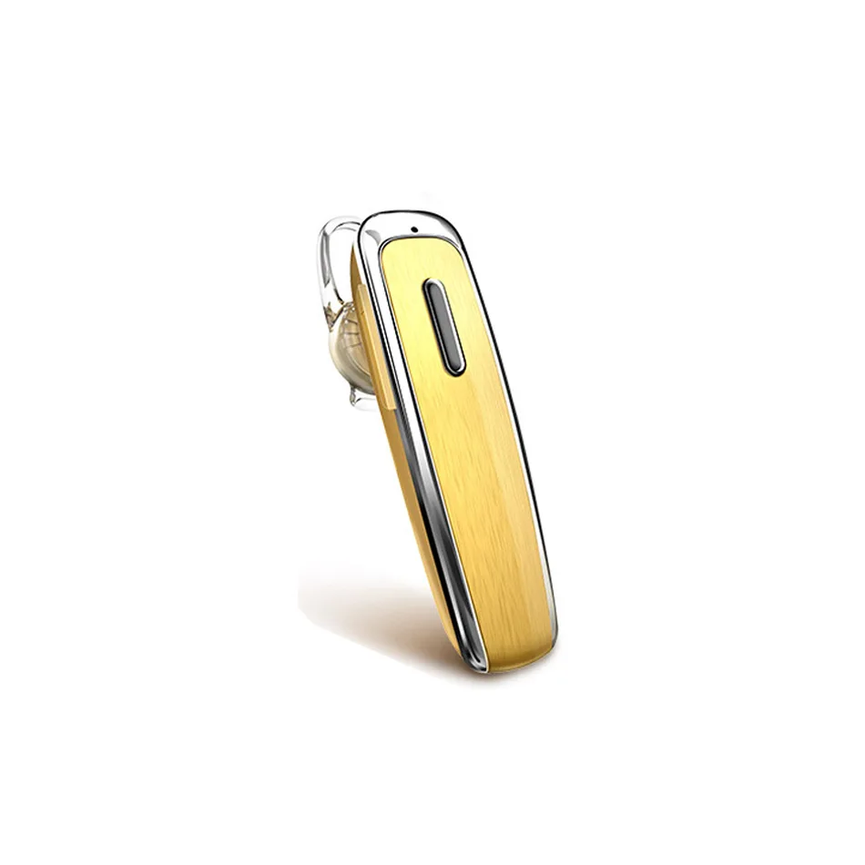 Беспроводные bluetooth-наушники YuBeter, спортивные, бизнес наушники с шумоподавлением, встроенный микрофон для автомобиля, свободные руки, 1 шт - Цвет: gold B