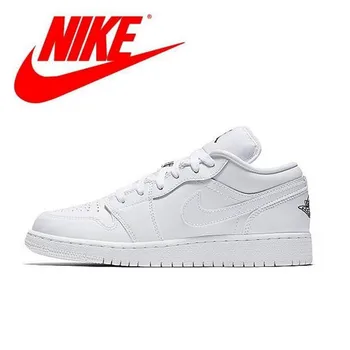 

Nike Air Jordan 1 Low White GS Basketball comfortable Shoes Men Women Outdoor Sneakers Sport Aj1 Shoes 553558-109