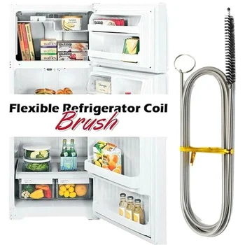 

Refrigerator Drain Dredge Tool Long Flexible Refrigerator Scrub Brush for Ice Block Drainage Hole Water Dredging Cleaning Tools