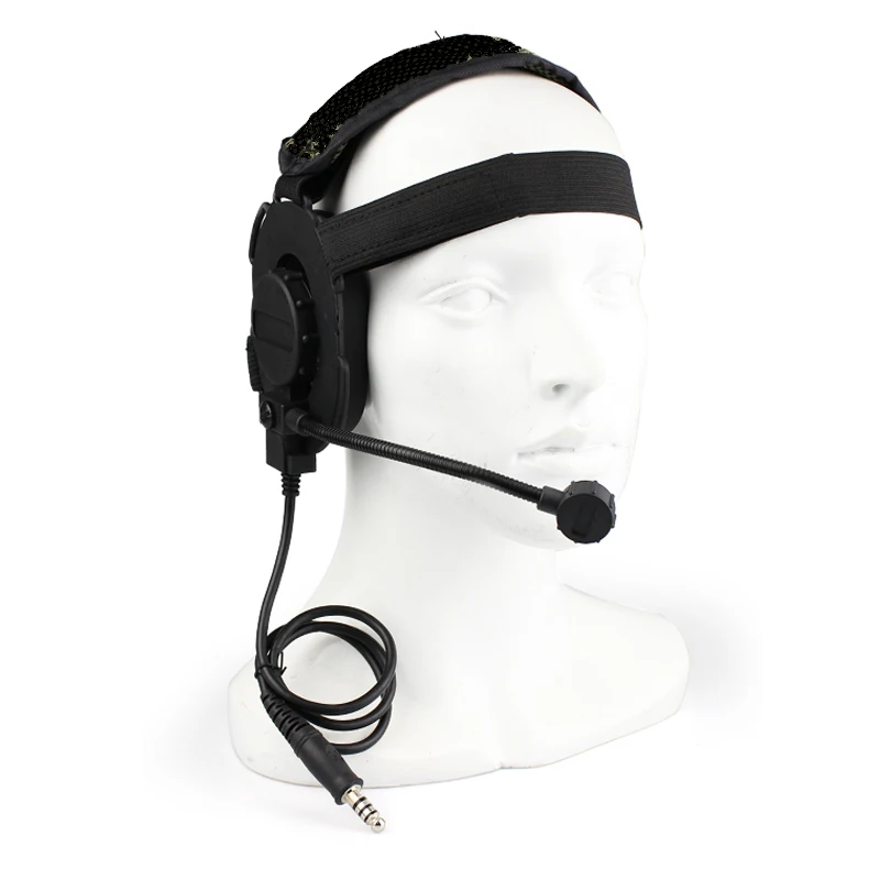 Tactical Bowman Elite II Headset Earpiece, U94 Headphone for Kenwood TYT Baofeng, UV-5R, UV-6R, BF-999S, BF-888S, Walkie Talkie