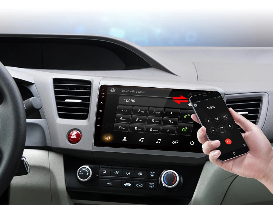 Excellent AWESAFE for Honda Civic 2012 2013 2014 2015 Car Radio Multimedia video player GPS No 2din 2 din Android 8.1 2G+32G 20