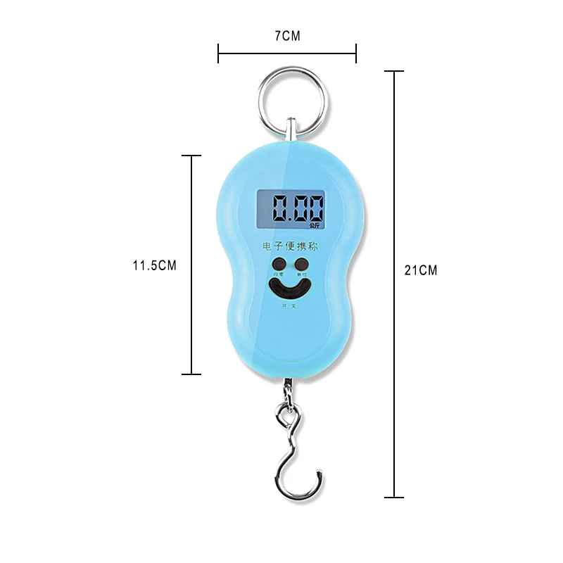 Wholesale 50Kg /10g Hanging Scale Mini Digital Scale BackLight Fishing  Pocket Weight Scale Smile Face Luggage Scales WH A03L Free DHL From  Globaltrade100, $3.21