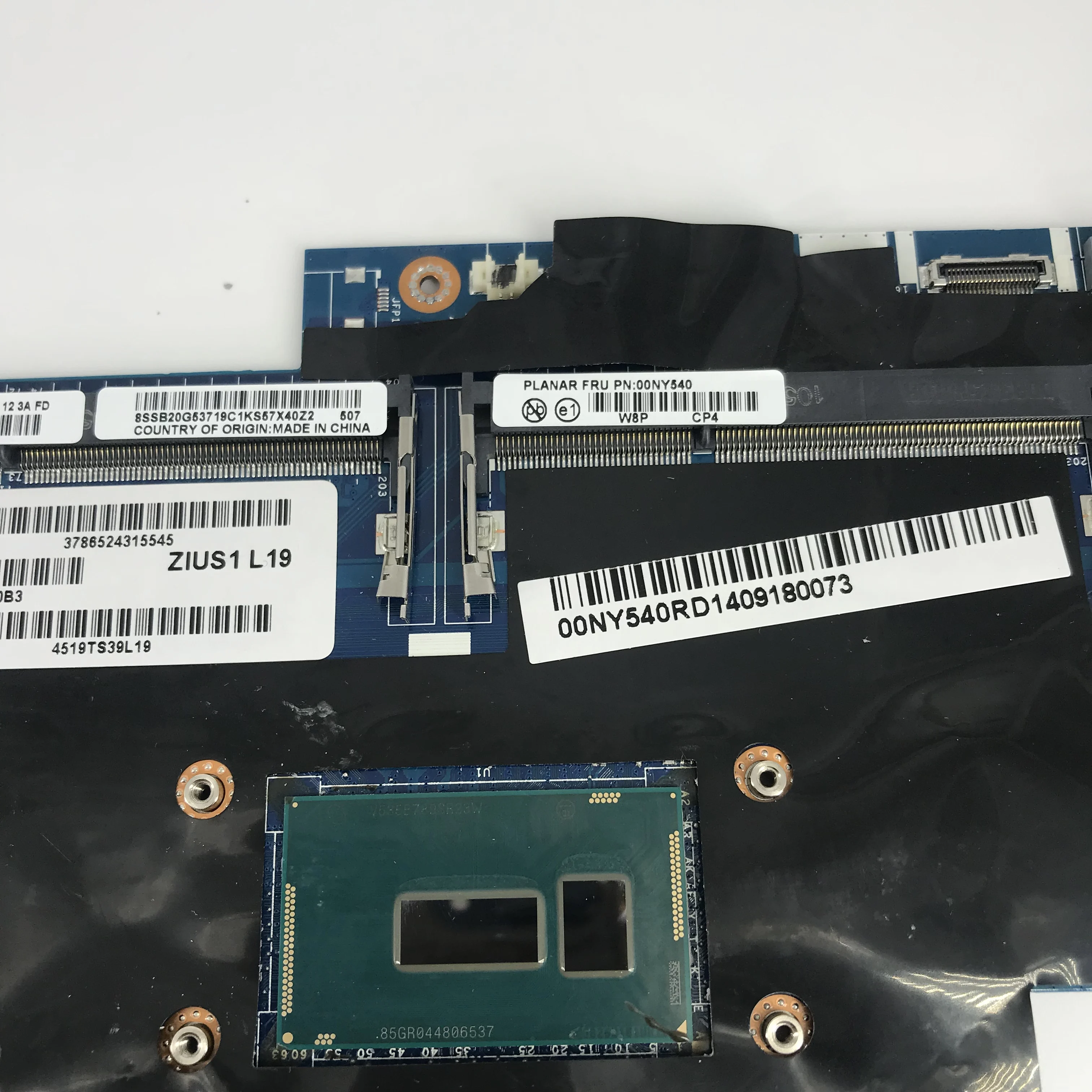 buy  Brand  00NY540 mainboard ZIUS1 LA-B591P for lenovo Thinkpad Yoga S5 15 Yoga15 laptop motherboard i7