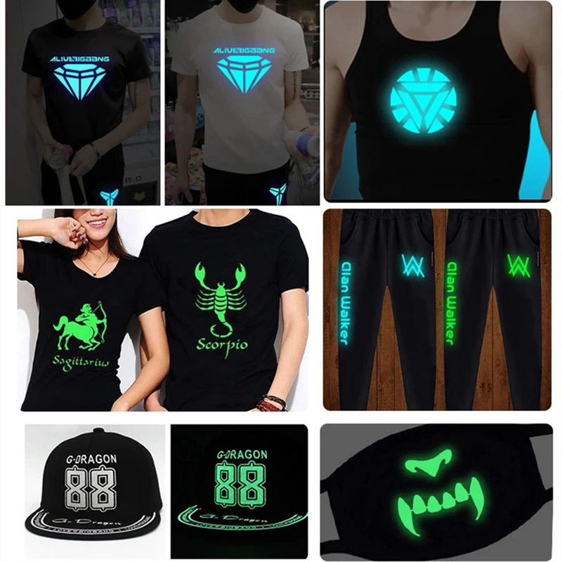 Glow in The Dark Htv Flex Luminous Heat Transfer Vinyl Film Iron on Cricut  - China Grow in The Dark Htv, Luminescent Film Iron on