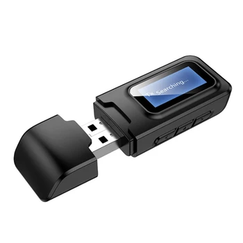 

Mini 2 in 1 Bluetooth 5.0 USB o Receiver Transmitter Band LCD Sn Wireless Adapter