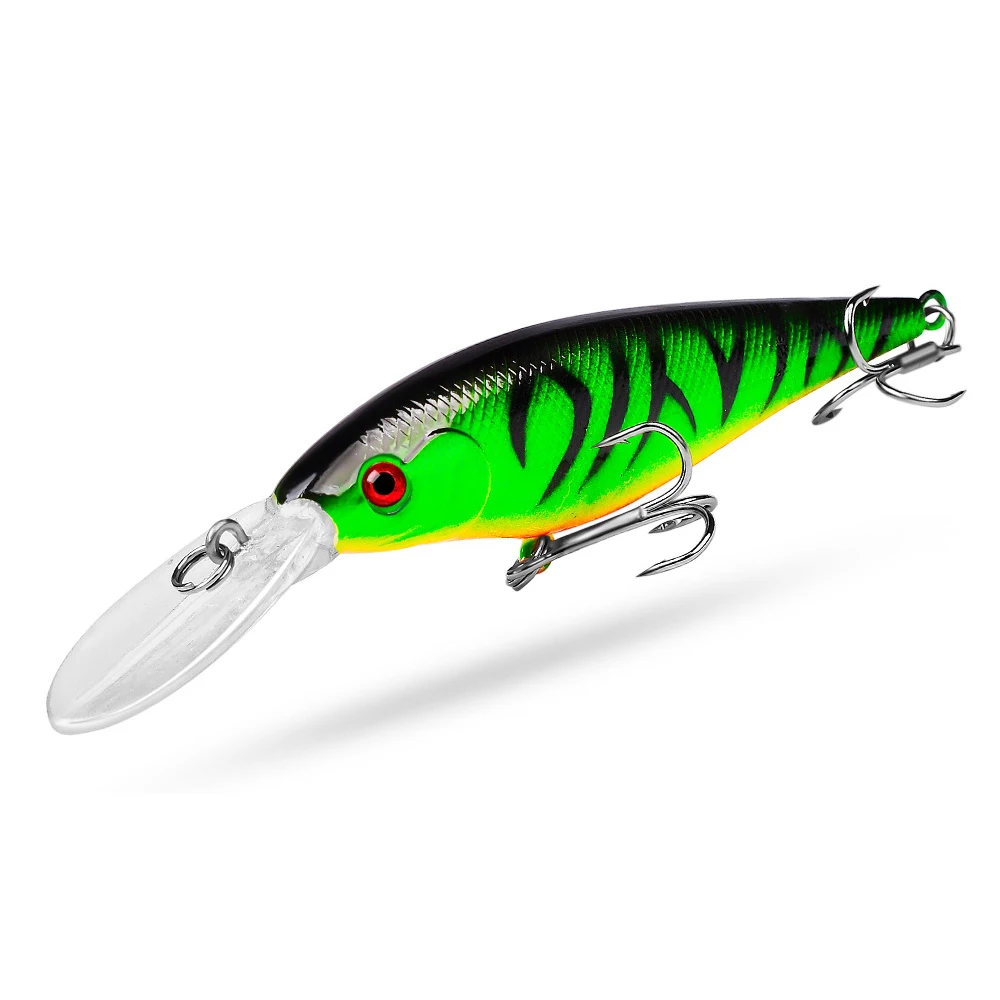 

Плавающая рыболовная приманка в виде гольяна, 1 шт., 112 мм, 10 г, воблер, искусственная приманка с тройными крючками, искусственная приманка для...