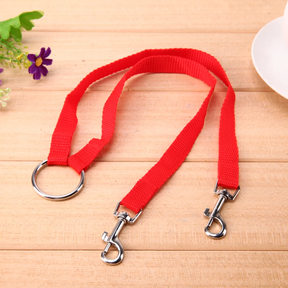 Correa de nailon para perro mascota reflectante, doble correa para caminar, doble cabeza, ajustable, para entrenamiento de dos perros