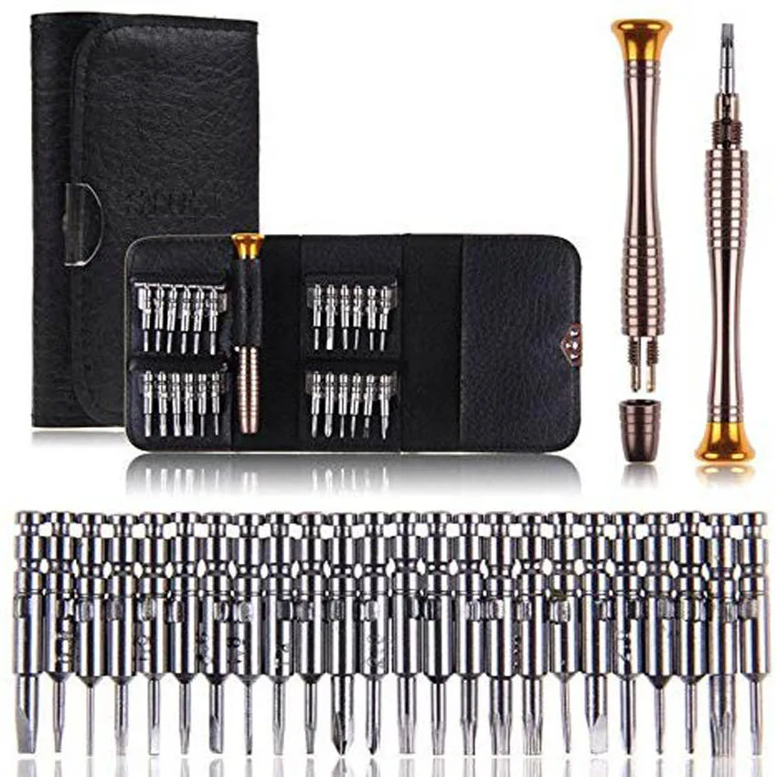 

Screwdriver Set 25 in 1 Mini Multifunctional Portable Screwdriver Wallet Set For Mobile Phone Computer Service Repair Tool