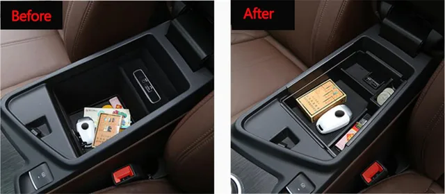 Portaoggetti Per Bracciolo Alfa Romeo Stelvio | 2017-2019 | Lato Conducente | ABS - Foto 8