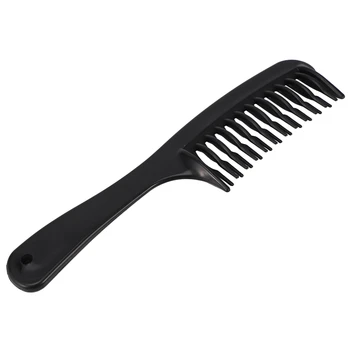 

Double Row Tooth Detangler Hair Comb Shampoo Comb with Handle for Long Curly Wet Hair