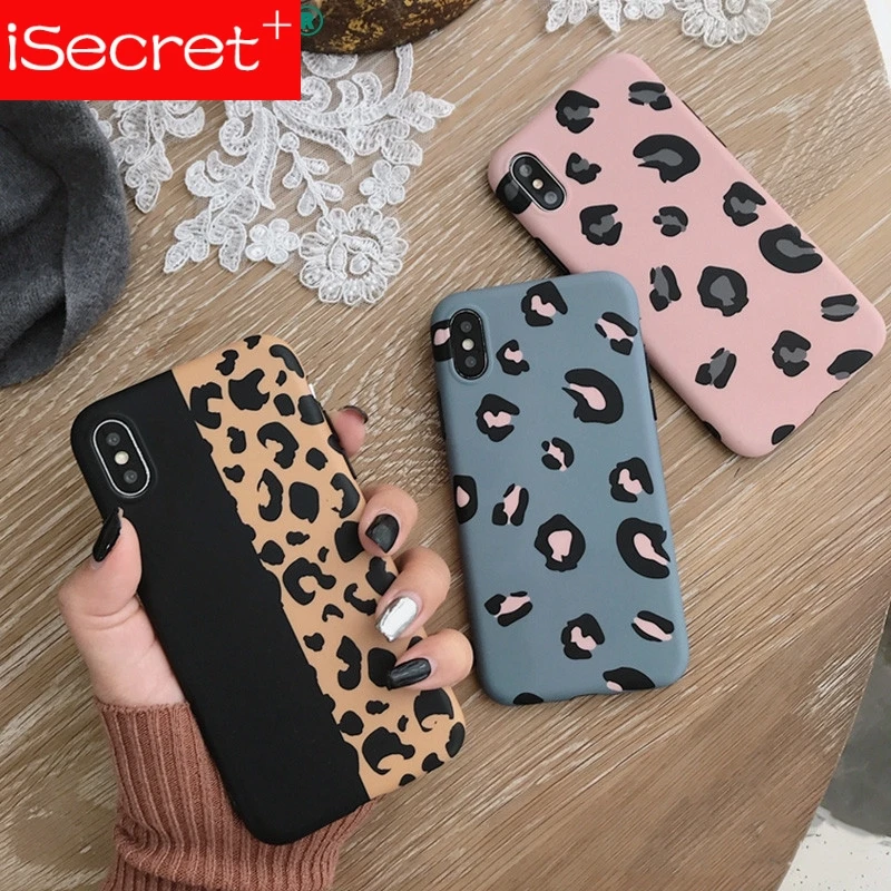 ISecret Леопардовый принт чехол для телефона Iphone XS Max XR X 8 7 6 6S Plus 11 Pro роскошный мягкий