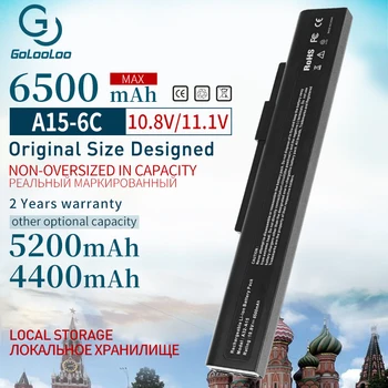 

11.1v 6 Cells A32-a15 Laptop Battery For MSI A42-A15 CR640DX A6400 CR640MX CR640X CX640DX CX640 CX6 CR640 A41-A15 A42-H36