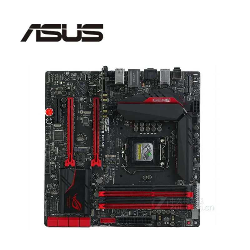 Для Asus MAXIMUS VII GENE материнская плата Z97 LGA 1150 для Core i7 i5 i3 SATA3 USB3.0 оригинальная б/у