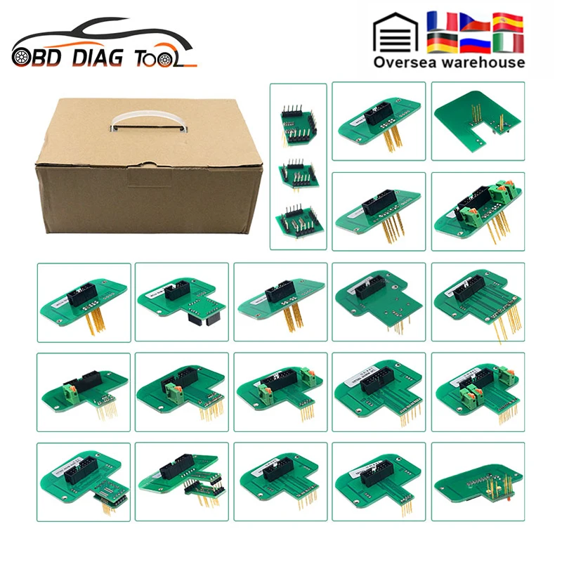 Lowest Price 22pcs BDM Adapters For Kess Ktag Fgtech ECU Proframmer Full Sets Chip Tuning K-tag Probes | Автомобили и мотоциклы