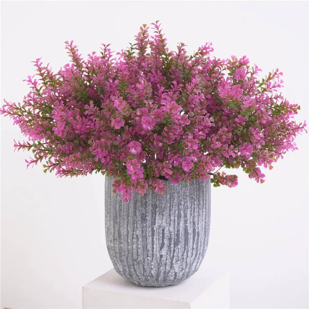 Artificial Fourleaved Clover Home Office Fake Plant Wedding Party