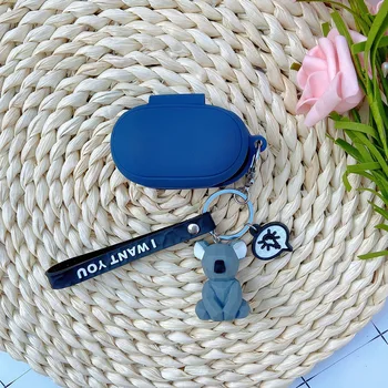 

Cute Silicone Cover for Samsung Galaxy Buds 2019/ Buds+ Plus Case Bluetooth Earphone Protect Accessories Panda Keyring Decor