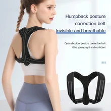 

Brace Adjustable Back Correction Belt Support Spine Posture Corrector Shoulder Body Home Office Sport Upper Back Neck Brace