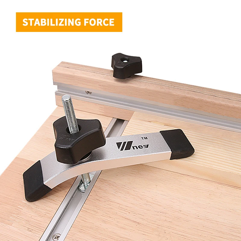 Woodworking Chute Plate Clamp Adjustable In Three Steps for Woodworking Workshop Durable Woodworking Press Plate Sliding Chute Holder Woodworking Chute Plate Clamp Adjustable In Three Steps for Woodworking Workshop Durable Woodworking Press Plate Sliding Chute Holder
