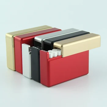 

High-end electronic cigarette case 18 sticks Metal cigarette storage box for iqos 2.4Plus /3.0/lil cigarette case