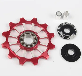 

MTB Mountain Road Folding Bike Ceramics 12T Rear Pulley Jockey Roller Derailleur Ceramic Bearing Gear Alloy 11S Guide Roller
