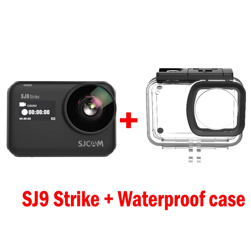 SJCAM SJ9 серия SJ9 Strike/Max GYRO/EIS 10 м Корпус Водонепроницаемый 4 к Экшн-камера потоковая 2,4 г Wifi спортивная видеокамера DVR камера - Цвет: SJ9 Strike