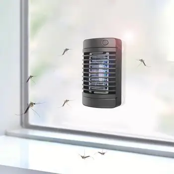 

4LED Solar Mosquito Killer Lamp Electric Shock Insect Zapper Fly Trap Light Mosquito Repellent Killer UV Lamp