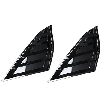 

ABS Look Rear Window Shutter Blinds Cover Trim Rear Sunshade for Side Window for Honda Accord 18-19