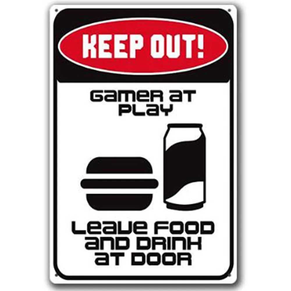 Предупреждение ющий металлический постер предупреПредупреждение ющие