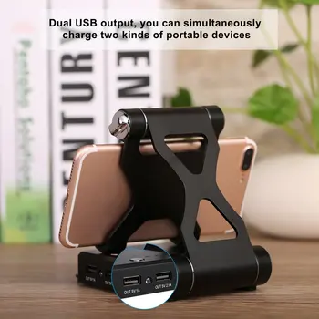 

2 In 1 10400mAh Compact Size Ultra Thin External Power Bank Large Capacity Battery Charger Power Supply for Smartphones