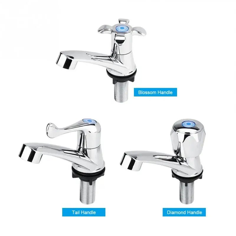 Abs Plastic Basin Faucets Single Cold Water Tap Sink Faucet Bathroom Kitchen Accessories 3 Types Torneira Do Banheiro Hot Sale Abs Plastic Basin Faucets Single Cold Water Tap Sink Faucet Bathroom Kitchen Accessories 3 Types Torneira Do Banheiro Hot Sale