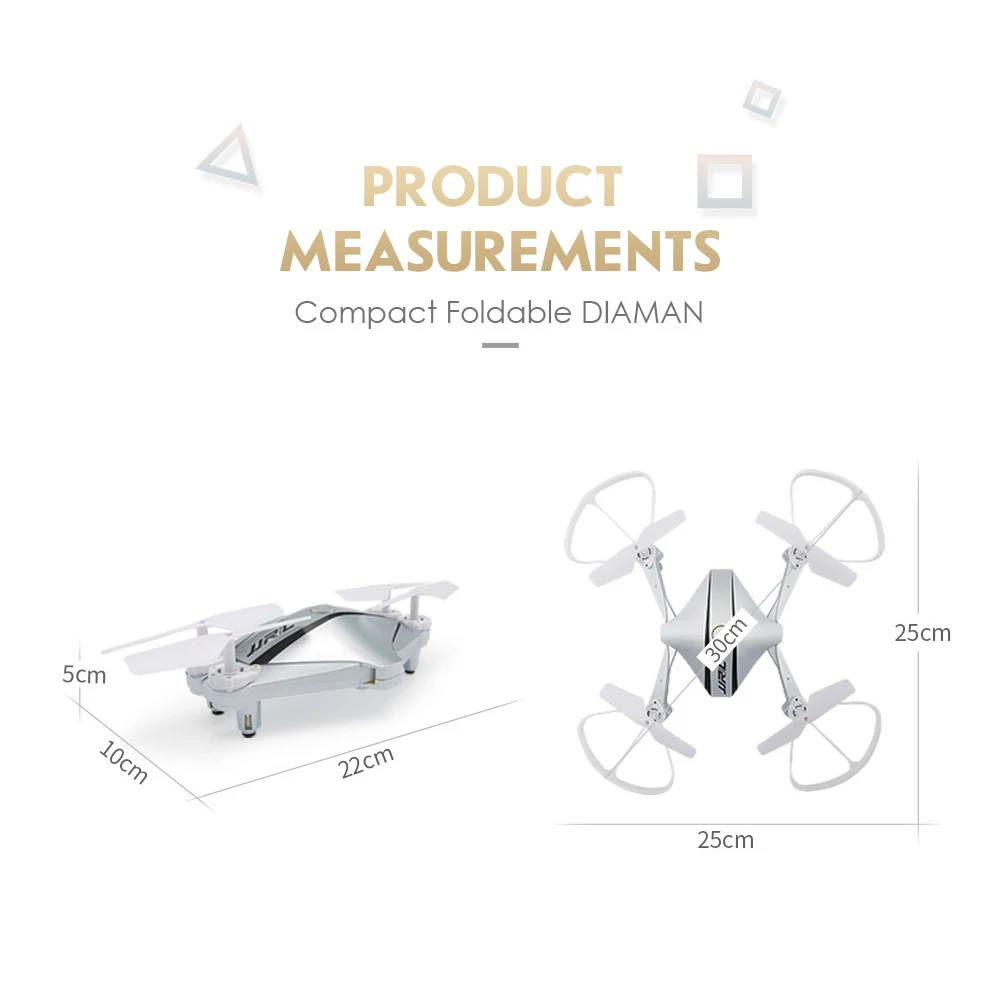 Оригинальный Квадрокоптер JJR/C H44WH Wi Fi FPV 720 P HD камера складной g сенсор мини