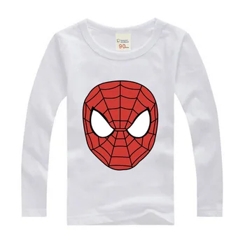 

Children Spiderman for kids Sport cartoon Costume Children Spider Man Long sleeve T-shirts Tracksuit Clothes